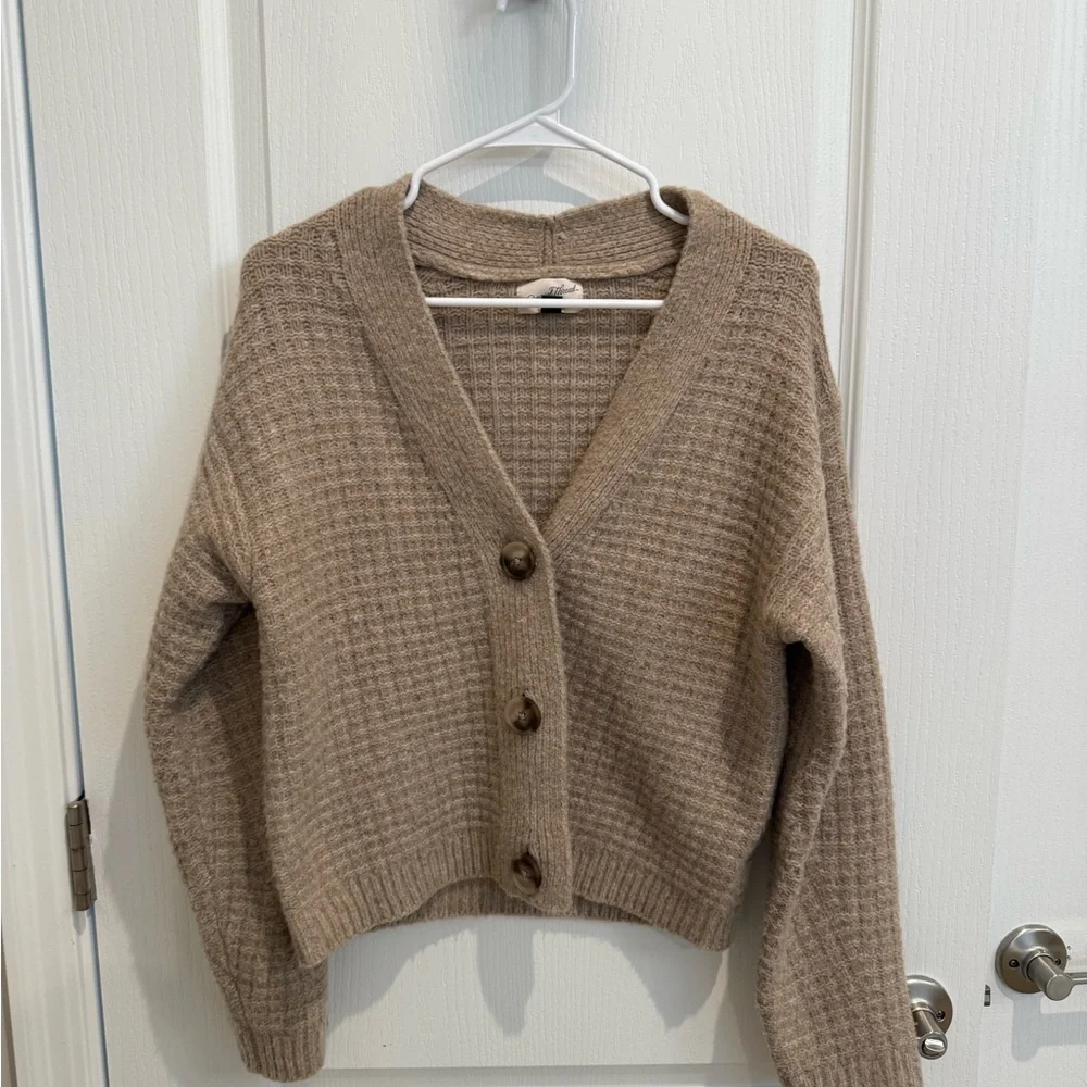 Universal Thread Brown Button-Up Cardigan - Picture 2 of 4